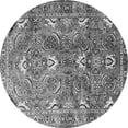 thumbnail image 1 of Ahgly Company Indoor Round Persian Gray Traditional Area Rugs, 8' Round, 1 of 1