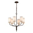 thumbnail image 4 of Troy Lighting-F6166-Juniper - Six Light Chandelier  Gold Leaf Finish with Off White Glass, 4 of 4