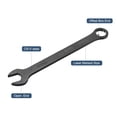 thumbnail image 4 of Combination Wrench 16mm Metric 12-Point Box and Open End CR-V Steel, 4 of 7