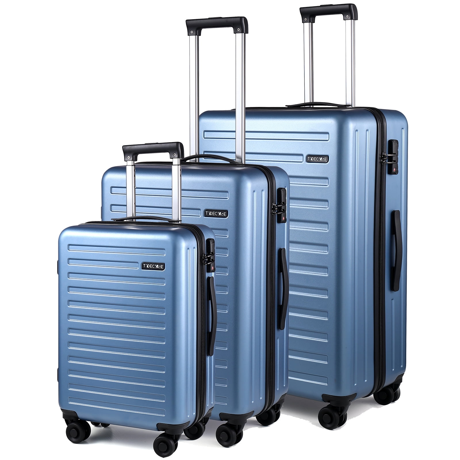 TydeCkare 3 Piece Luggage Sets (20/24/28) Hardshell ABS+PC