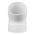thumbnail image 4 of Cubo de codo NDS de PVC de 4 pulgadas y 45° Street con espita, blanco, 4 of 7