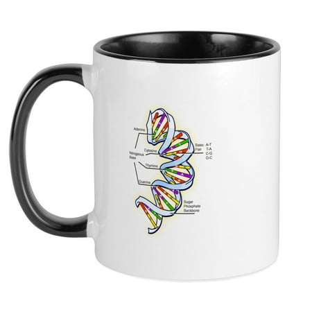 

CafePress - DNA Double Helix Mug - Ceramic Coffee Tea Novelty Mug Cup 11 oz