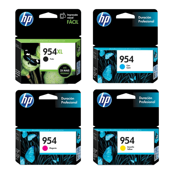Tinta HP 954XL Negra 954 Cian 954 Magenta 954 Amarilla