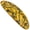 Yellow, variant on Camila Paris CP2983 French Hair Barrette Clip Handmade Oval Brown, Strong Hold Grip Hair Clips for Women, No Slip Rubberized Metal Closure, Durable Styling Girls Hair Accessories, Made in France
