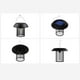 thumbnail image 5 of pstuiky Luces solares para patio, exteriores, impermeables, decoración para jardín, camping, pequeñas luces colgantes, apliques de pared, pequeñas lámparas de araña, 5 of 8
