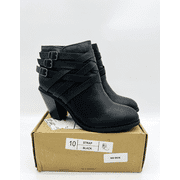 Journee Collection Women's Strap Boots- Black, US 10M