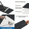 thumbnail image 6 of Non-Slip Stair Tread Safety Mats - Reusable Adhesive Step Pads Elderly Pet Fall Prevention Carpet Gripper Indoor Staircase(Black), 6 of 6