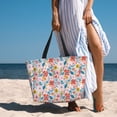 thumbnail image 6 of Honeii Floral Ditsy for Tote Bag with Adjustable Strap,Beach Bag, Waterproof Sandproof Beach Tote Bag, Large Capacity Foldable Beach Bags, 6 of 7