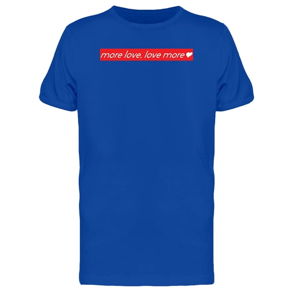 More Love Love More Red Logo Men's T-shirt