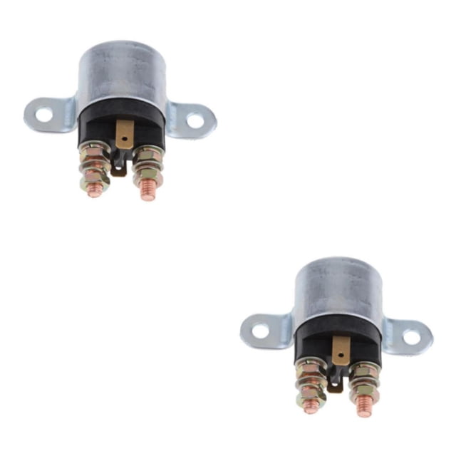 Wweixi Solenoid Relay High Cranking Power Easy Install Reliable Fitment Easy To Install Automotive Relay 75mm*60mm 2Set