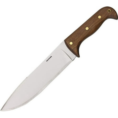 Condor Tool and Knife Moonshiner, Hardwood Handle, Plain, Leather Sheath CTK235-9HC Multi-Colored