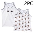 thumbnail image 2 of Asxite Toddler Girls Tank Top Print Sleeveless Crew Neck Casual Breathable Summer Blouses 2PC 0-10Y, 2 of 7