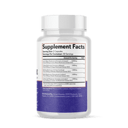 Grow Vitamin Mushroom Mind Supplements - Focus, Memory, Cognitive Nootropic, Immune, Antioxidant, Performance Powder, 90 Veg Capsules