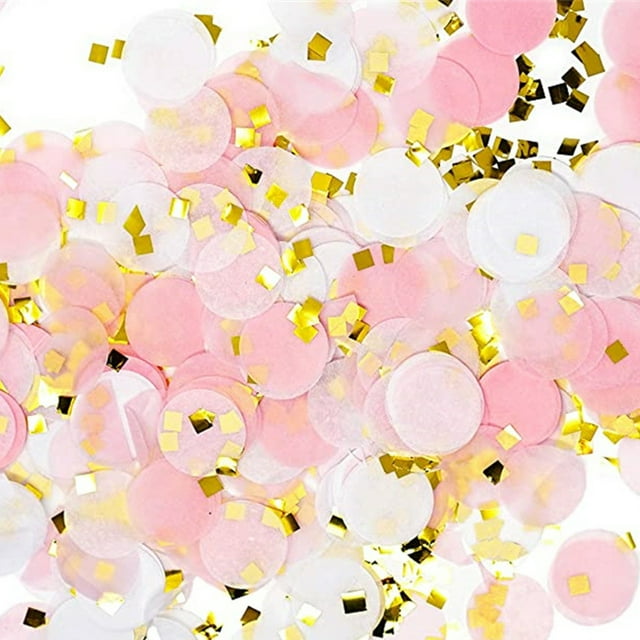 ziyahi Mixing color wedding with scattered round paper scraps