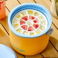 thumbnail image 3 of Bandeja for cubitos de hielo de 2,6 l con tapa y contenedor, cubo enfriador for bebidas con cubo de hielo multiusos, 3 of 7