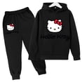thumbnail image 5 of Conjuntos de sudaderas con capucha de Hello Kitty, conjunto de ropa para niños, ropa para niños, ropa para niñas, tops, pantalones, trajes de 4 a 14 años, trajes con capucha, suéter, 5 of 5