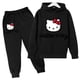 thumbnail image 4 of Conjuntos de sudaderas con capucha de Hello Kitty, conjunto de ropa para niños, ropa para niños, ropa para niñas, tops, pantalones, trajes de 4 a 14 años, trajes con capucha, suéter, 4 of 4