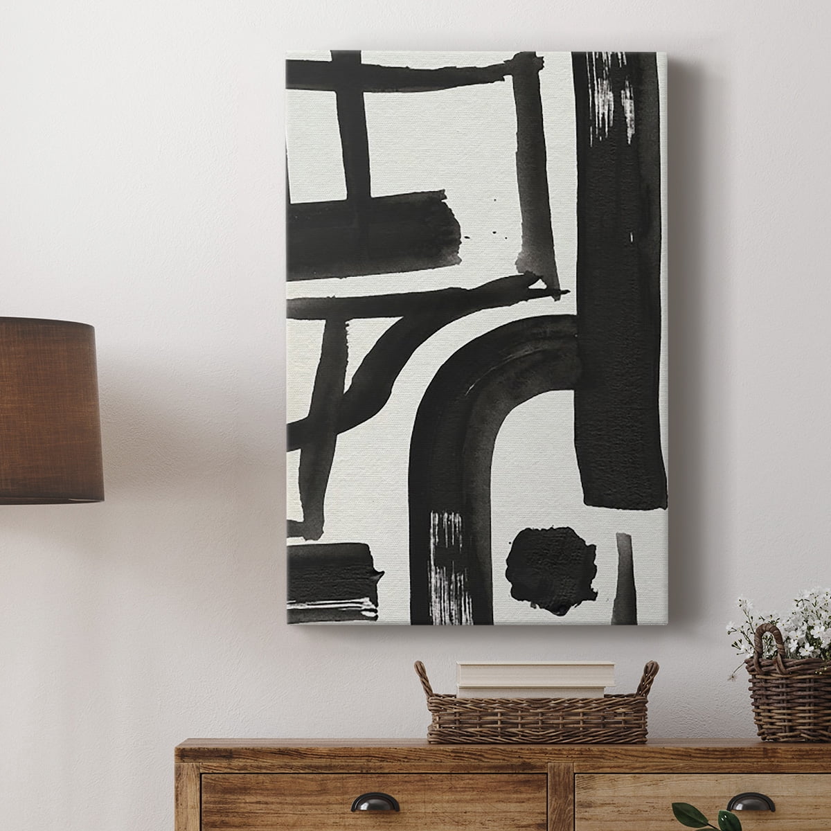 Inkwell Intersect I Premium Gallery Wrapped Canvas - Ready to Hang