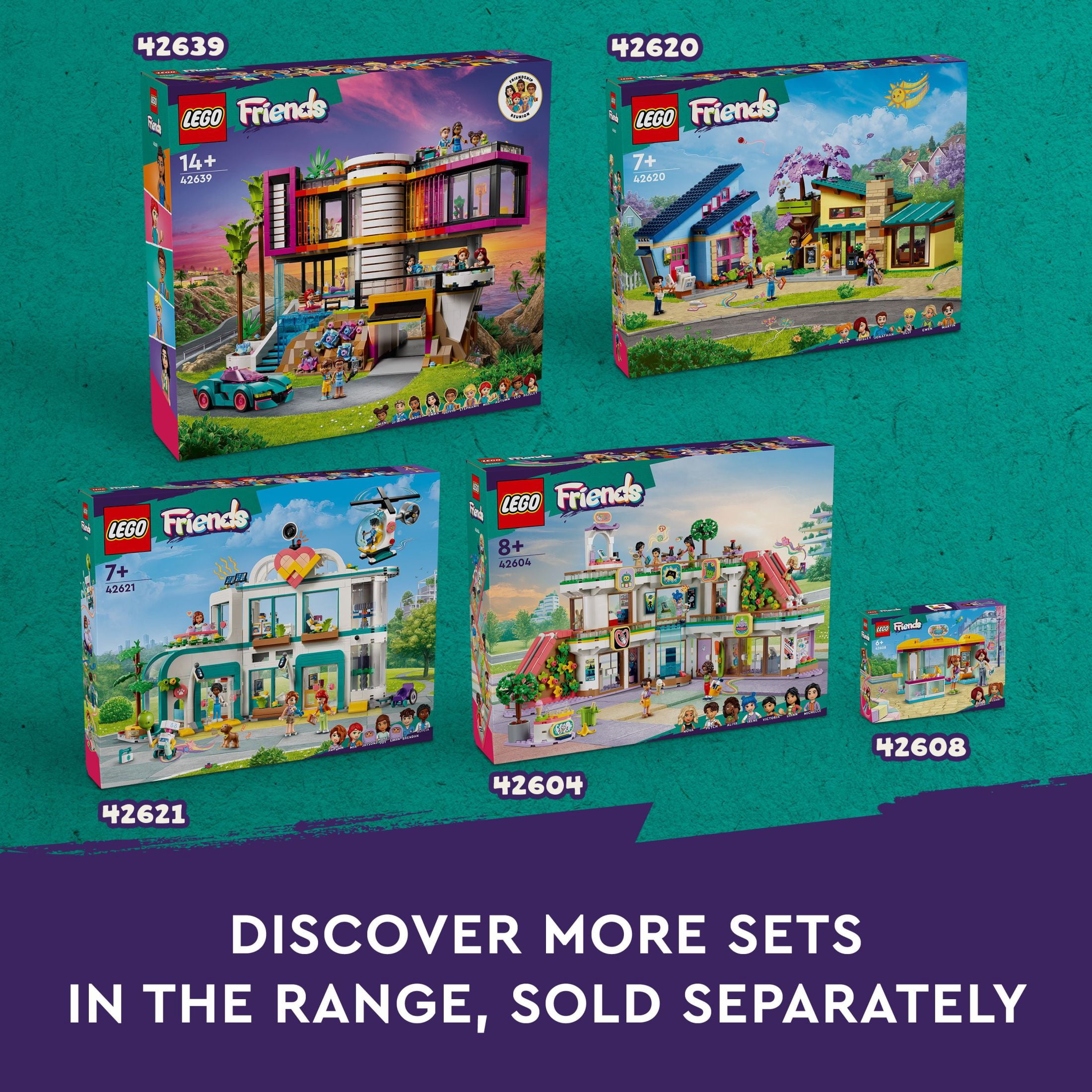 LEGO Friends Vintage Fashion Store Building Toy - Pretend Play Toy Figures & Playsets for Girls & Boys, Ages 6+ Years - Gift for Kids W/ Mini-Dolls - 42614