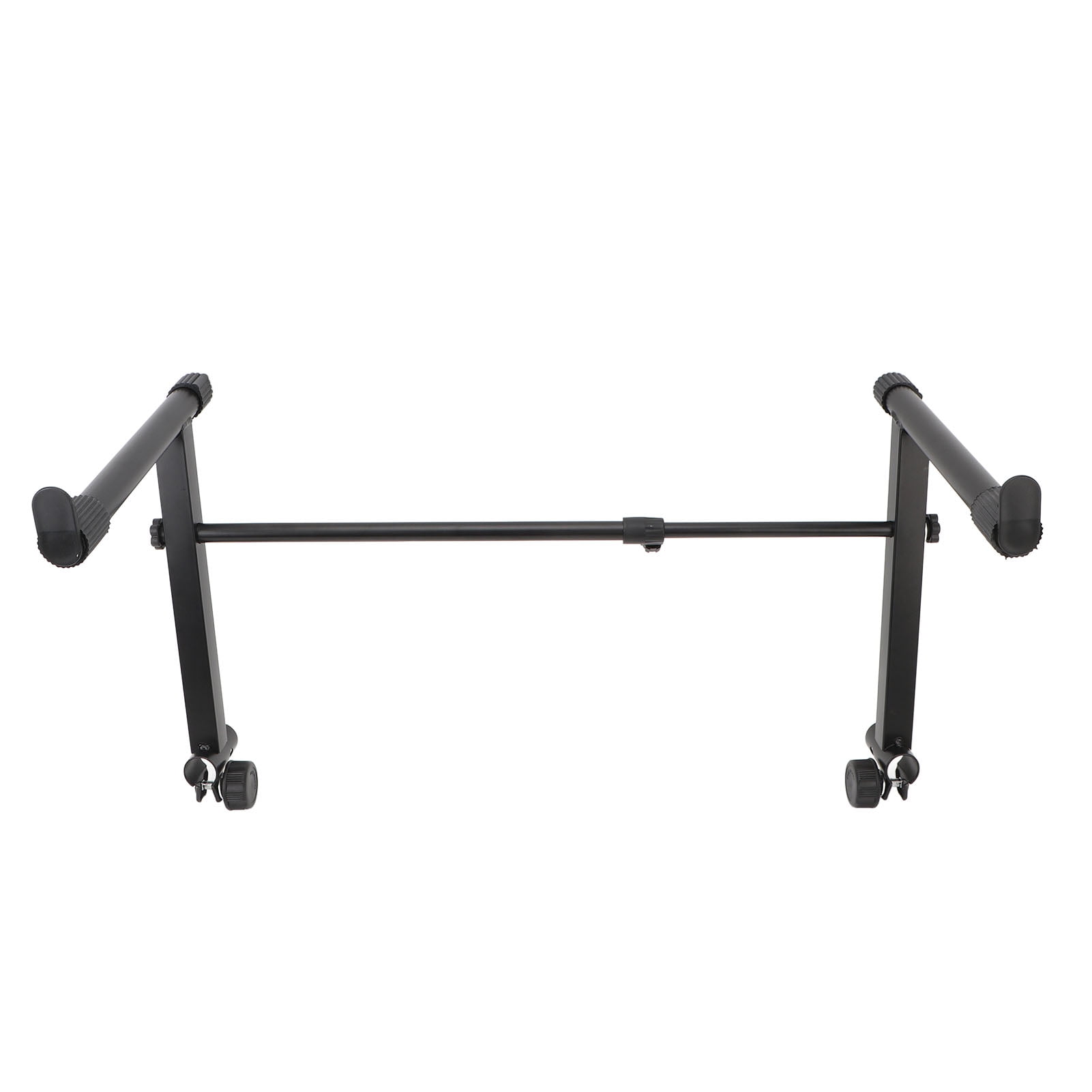 Raised Piano Stand Adapter Keyboard Stand Extension Adapter, 42-75cm Width Range Piano Keyboard Stand Riser for Round Tube Instrument Rack