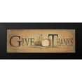 thumbnail image 2 of Britton, Pam 14x7 Black Modern Framed Museum Art Print Titled - Give Thanks, 2 of 5