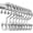Nickel, variant on Utopia Bedding Double Glide Shower Curtain Hooks, 12 Pack, Nickel | Premium rust-resistant shower curtain rings provide reliable performance in bathrooms, guest rooms, and hotels