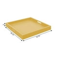 thumbnail image 2 of Palm Beach Tray With Mustard Yellow Finish, 2 of 5
