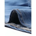 thumbnail image 5 of INSPIRE CHIC Women's Denim Bodycon Fishtails Ruffled Knee Length Jean Skirt XS Light Blue, 5 of 6