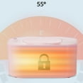 thumbnail image 7 of Portable Wet Towel Heater with Temperature Control, Baby Wipe Warmer Dispenser Box with LCD Display, Multistage Adjustment Warmer for Home Travel, 7 of 7