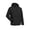 03-Black, variant on Men's Lightweight Hooded Windbreaker Jacket with Detachable Hood, Full Zip Closure, Multiple Zipper Pockets, Adjustable Hook-and-Loop Cuffs