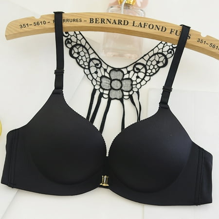 

Zpanxa Bras for Women Sexy Fashion Leopard Print Beautiful Back Lace Bra Non-marking Bra Womens Bras Sports Bra Black 3XL