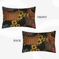 thumbnail image 4 of Balery Embroidery Chicken Rooster And Sunflowers Pillow Covers,Bed Pilowcases,Reversible Plush Throw Pillow Covers End Pillow Encasement,Pillow Case - 16"X24", 4 of 9