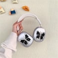 thumbnail image 2 of Shiny Diamond Case for AirPods Max Headphones,Cute Beautiful Luxury Glitter Butterfly Protective Cover for AirPods Max Girls Women Gift (Black), 2 of 11