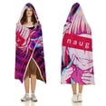 thumbnail image 3 of My Hero Academia Himiko Toga Wearable Blanket Cloak Arctic Velvet Hooded Blanket Soft Fuzzy Hoodie Blanket Cape for Adults Kids 40"x50", 3 of 8