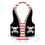 48 Pack Beistle Plastic Pirate Party Vest
