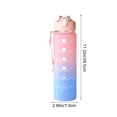 thumbnail image 3 of Fmbmuo Water Bottle for Home OfficeTravel Outdoor Reusable Leakproof Easy Clean Mugs, Multicolor Plastic Traditional Water Bottle Dishwasher and Microwave Safe, 3 of 5