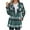 Army Green 2, variant on Wool Blend Pea Coats for Women Plaid Trench Coat Lightweight Blazer Jacket Fall Winter Classic Mid Length Peacoat