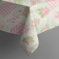 thumbnail image 5 of Pioneer Flower Floral Print Pattern Square Tablecloth, Waterproof Wipeable Spillproof Washable Table Cover for Home Kitchen Party Decor, 52"x52", 5 of 6