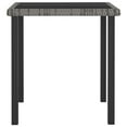 thumbnail image 4 of vidaXL 3 Piece Garden Dining Set Poly Rattan Grey, 4 of 5