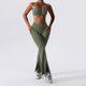 thumbnail image 3 of Conjunto de yoga Gibobby Vestido de yoga de ocio color sólido mujer Hollow Sexy Beauty Back, 3 of 4