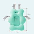 thumbnail image 2 of Cojín de baño ajustable para bebé Zulema Almohadilla de soporte para asiento de baño Azul claro, 2 of 8