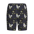 thumbnail image 4 of Yiaed Cartoon Rooster for Men's Soft Sleep Pajama Short Lounging Pajama Shorts-3X-Large, 4 of 8