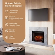 Modern Ember Uptown 23 inch Smart Electric Fireplace Insert - Black