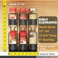 thumbnail image 3 of SpaceAid Pull Out Spice Rack Organizer, with Labels, 3 Drawers 2-Tier, 7.7" W x10.75 D x10 H, 3 of 6