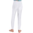 thumbnail image 5 of Hansber Kids Girls Athletic Leggings Active Dance Tights Yoga Running Workout Jegging Pants White 10, 5 of 6
