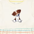 thumbnail image 4 of Inktastic Pocket Brittany Spaniel Girls Baby Dress, 4 of 5