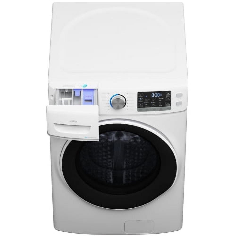 KoolMore 4.5 cu. ft. Large Capacity Stackable Front Load Washing Machine in White.