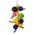 thumbnail image 3 of Flmtop Colorful Cane Ball Chew Toy Bird Parrot Budgie Parakeet Cockatiel Cage Decor Random Color, 3 of 6