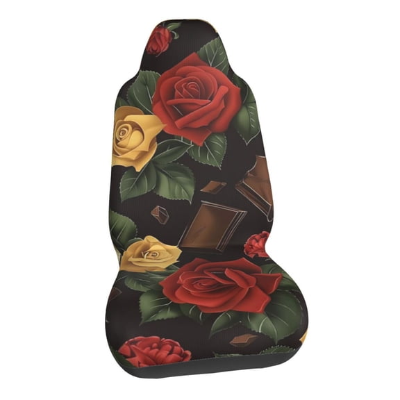 Rose Car Seat Covers Stretch Car Seat Protectors Universal Fit