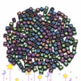 thumbnail image 4 of Miangastore Cube Beads Acrylic Assorted Color for Jewelry Making 200Pcs, 4 of 8